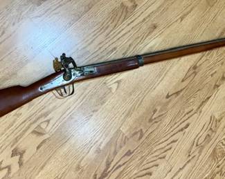 .54 Caliber Flintlock Replica Rifle, 68” long (another view)