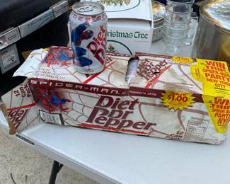 1980s Dr Pepper, Superman cans