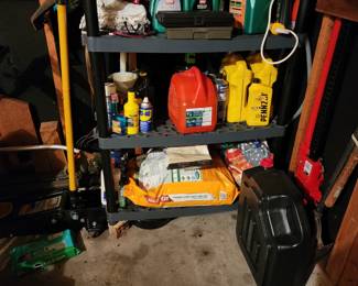 Oil, gas, yard supplies
