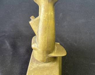 Lot # : 338z - Vintage brass joystick statue
