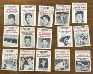 Lot # : 103z - 1961 Nu Scoops baseball cards
