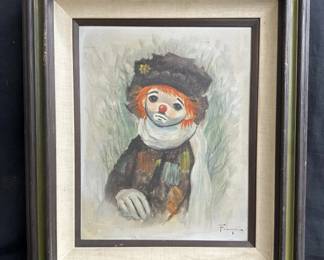 Lot # : 254 - Signed, framed oil on canvas
