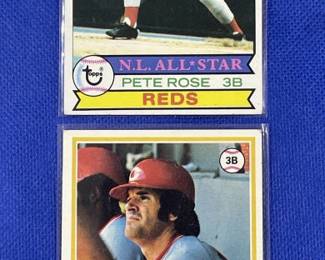 Lot # : 410z - Lot 1970s Topps Pete Rose cards
