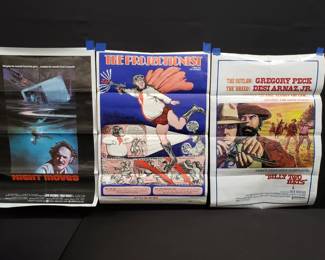 Lot # : 412 - Group of signed movie posters
