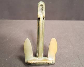 Lot # : 311 - Antique bronze anchor door knocker
