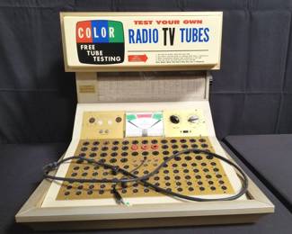 Lot # : 105 - Vintage radio TV tube tester
