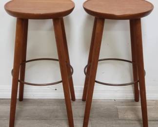 Lot # : 21 - Pair of Danish Kurt Østervig bar stools for
