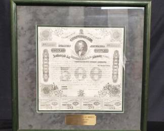 Lot # : 169 - Confederate States of America Loan of March 1863
