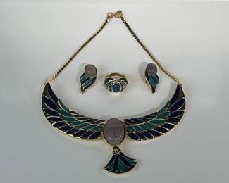 Lot # : 462 - Jewel of the Nile Franklin Mint necklace 
