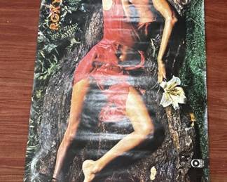 Lot # : 206z - Vintage 1973 Roxy Music Atco Records poster
