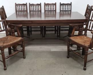 Lot # : 397 - Vintage mid century extendall parquet top
