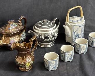 Lot # : 399 - Group of teapots & cups in box lot
