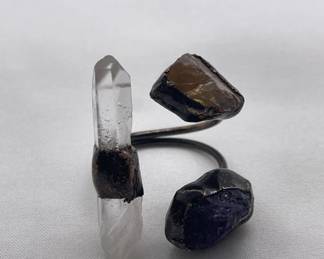 Lot # : 406v - Multi stone ring
