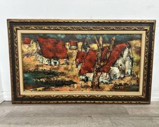 Lot # : 211 - Signed, framed oil on canvas, by Henri D'Anty
