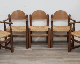 Lot # : 403 - 5 Hank Lowenstein Padova-style rush-seat
