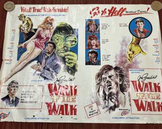 Lot # : 203z - Vintage 1970 Walk The Walk poster
