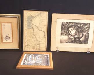 Lot # : 384 - Group of prints and lithographs
