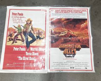 Lot # : 88 - Pair of signed movie posters
