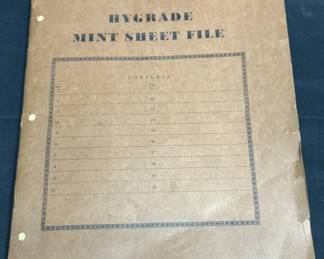 Lot # : 461 - Mint 20 page sheet file full of vintage stamps
