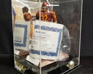 Lot # : 101 - Cold cast porcelain O.J. Simpson figurine 

