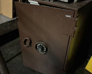Vintage safe with combination 
