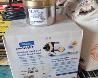Little Giant Pond Pump