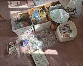 DOLLHOUSE MINIATURES SOLD; KIDS BEADS & MISC. AVAILABLE
