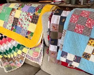 Hand stitched quilts