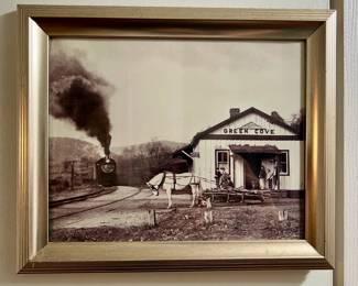 Framed photograph "Maude Bows to the Virginia Creeper", Green Cove, Virginia, October 1956