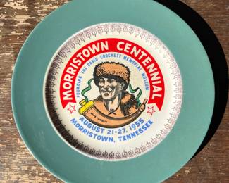 Homer Laughlin "Morristown Centennial" commemorative plate