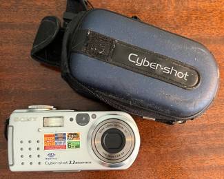 Sony Cyber-shot with case