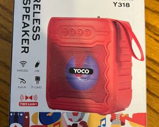 Yoco wireless speaker (new in box, more available)