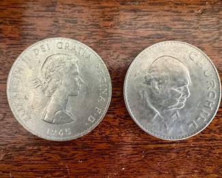1965 Queen Elizabeth II (Churchill) Crowns