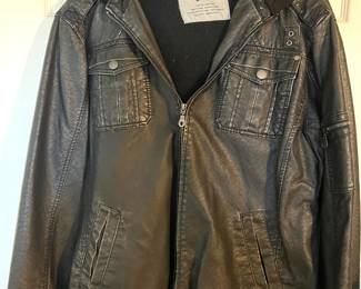 Men's leather jacket