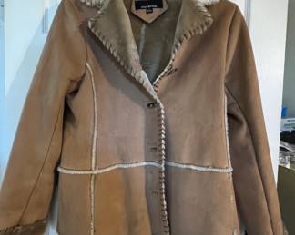 Women's suede coat