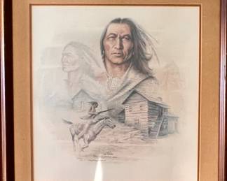 Framed print "The Raven" numbered and signed by Ben Hampton (#1427/1500)