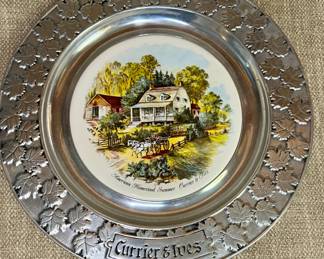 Currier & Ives "American Homestead Summer" plate