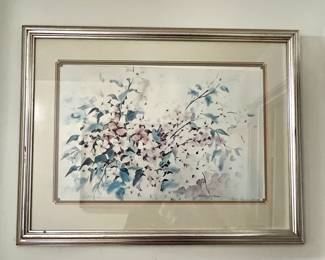 Framed print signed by Lula Desiree Platt