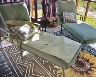 Metal loungers