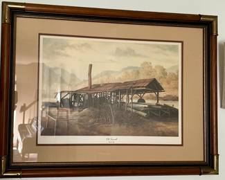 Framed print "Old Sawmill" by Russell May