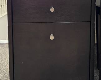 Room & Board Hudson File Cabinet on Casters. Maple with Charcoal Stain.