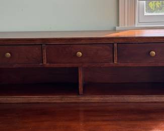 Wall Mount or Desk Mount Organizer. Measures 40" W x 9.5" D x 12" H.