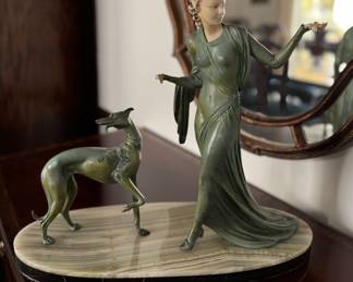 Bronze in the Style Of Ugo Cipriani. Measures 19" W x 17" H. Photo 1 of 2.