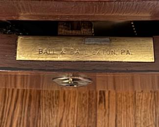 Baker Furniture Historic Charleston Collection Two Drawer Sideboard. Measures 36" W x 18" D x 32" H. Photo 7 of 7.