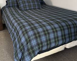 Loom & Leaf Queen Mattress & Box Spring and Frame Set. Bedding Available, Too!