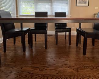 Room & Board Parsons Dining Table. Measures 36" W x 76" L. Photo 2 of 4.