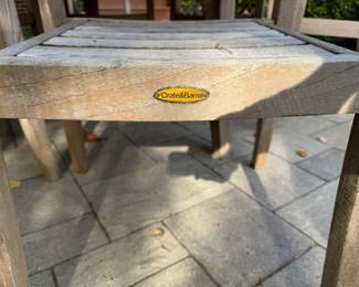 Crate & Barrel Trovata 62" Round 7-Piece Outdoor Dining Set. Photo 2 of 2.