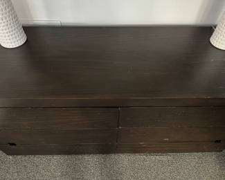 West Elm 6 Drawer Chest of Drawers. Measures 5' W x 21" D x 28" H. An EXCELLENT Piece to Customize. Ask Us About Custom Painting! Photo 3 of 4.