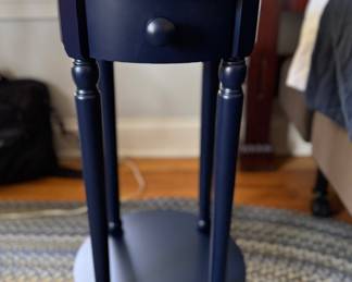 Pair of Land of Nod Side Tables. Each Measures 14" D x 28" H.