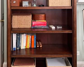 Four Shelf Bookcase. Measures 42" x 16" x 63" H. (ITEMS ON SHELVES ARE NOT FOR SALE) Photo 1 of 2.